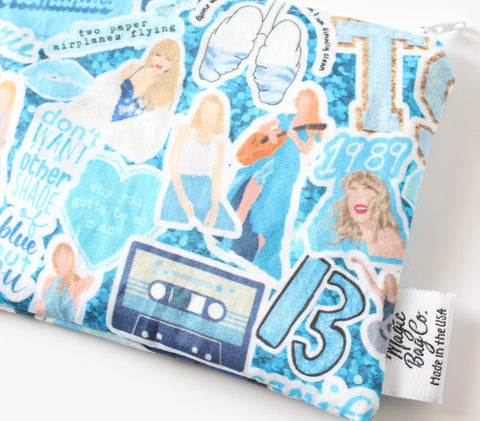 Shades of Blue Vibes, Reusable Bags