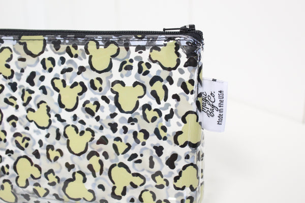 Leopard Ears~Petite Essentials Clear Bag